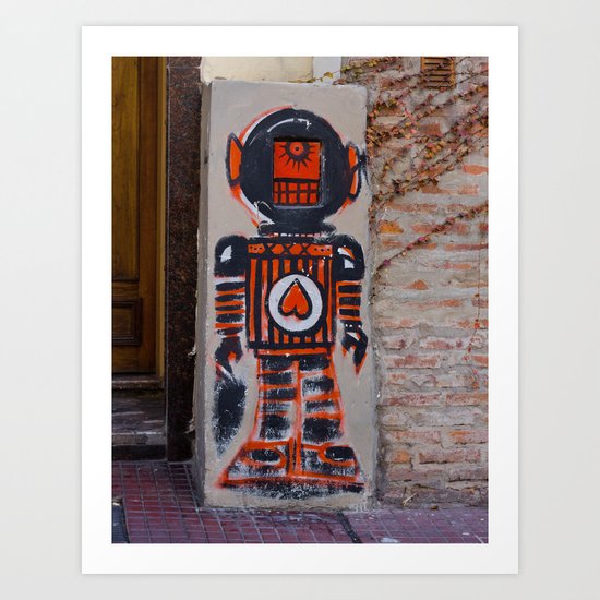Robot Art Print