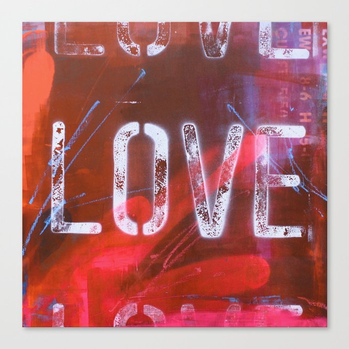 LOVE IS POWERFUL Canvas Print