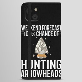 Arrowhead Hunting Collection Indian Stone iPhone Wallet Case