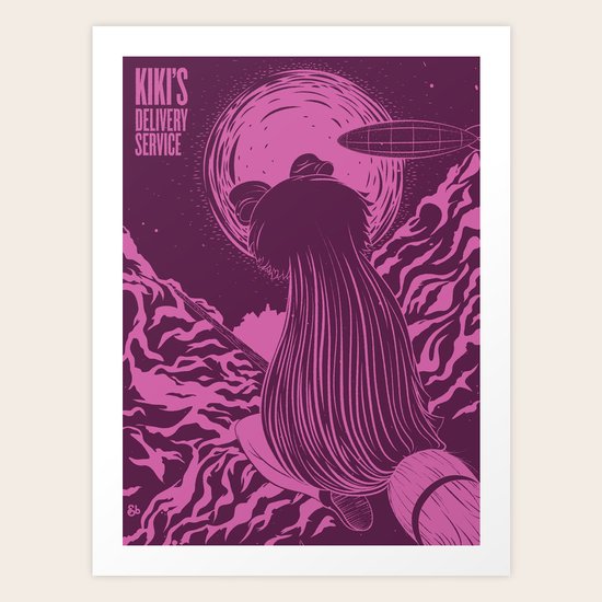 Kiki's Delivery Service Art Print