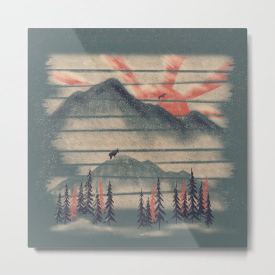 Mountain Goat Drifter... Metal Print