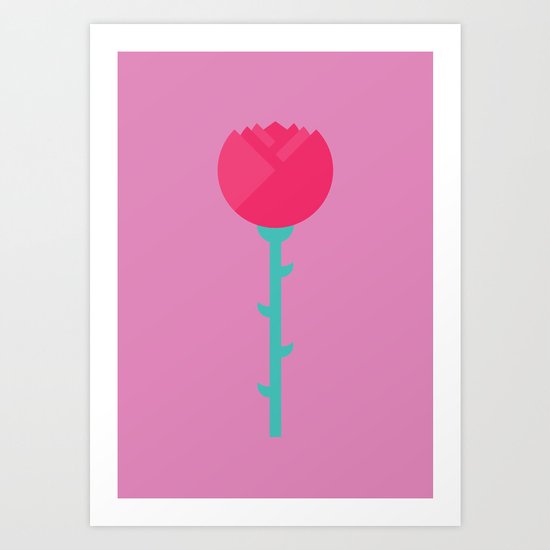 #88 Rose Art Print