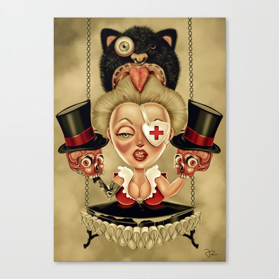 Hanging from Above Canvas Print