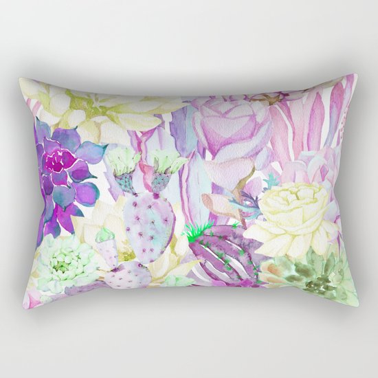 Lilac garden Rectangular Pillow