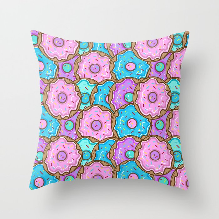 Donut Throw Pillow