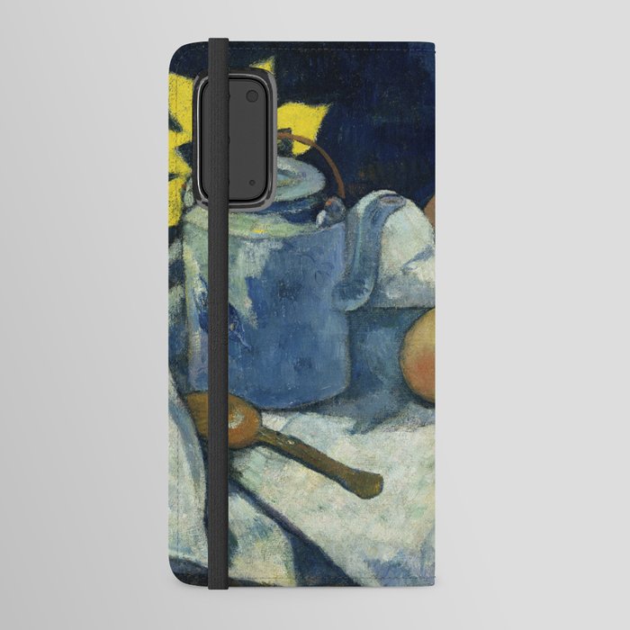 Still Life with Teapot and Fruit, Paul Gauguin, 1896 Android Wallet Case