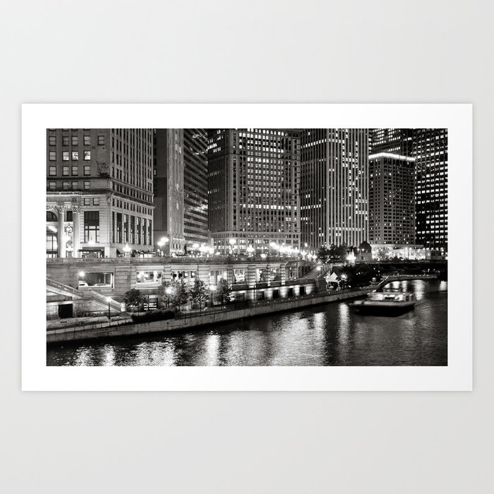 Chicago River Art Print