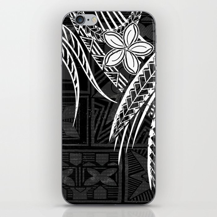 Vintage Samoan Tapa print iPhone Skin