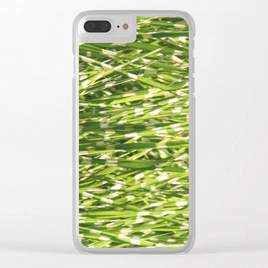 Fresh green Clear iPhone Case