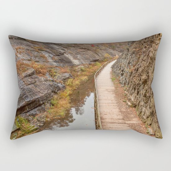 Paw Paw Boardwalk Trail Rectangular Pillow