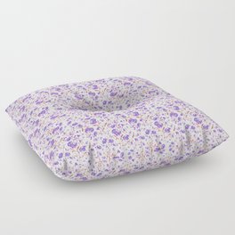 Amethyst flowers – series 2 pattern 3 A Floor Pillow