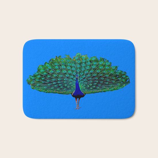 Peacock Bath Mat