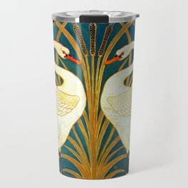 Walter Crane Swan Rush And Iris Travel Mug