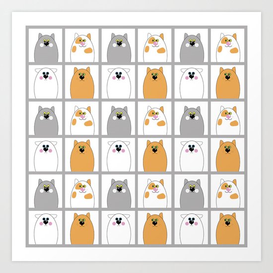 cats Art Print
