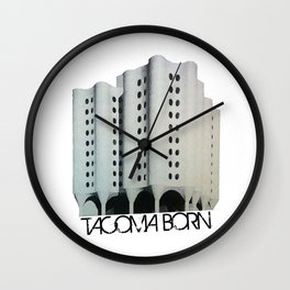 Tacoma Born - St. Josephs Hospital  Wall Clock