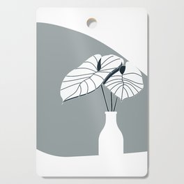 Abstract Plant In Vase 1 Cutting Board