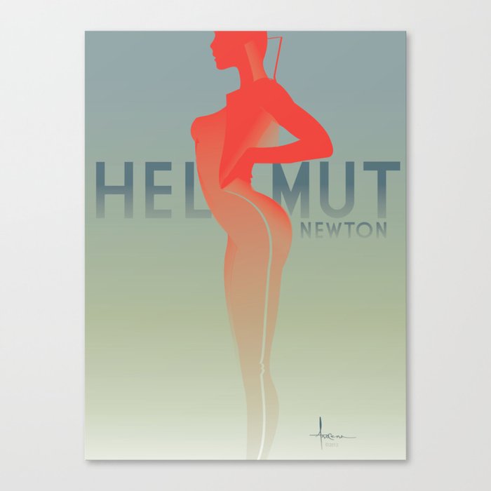 HOMAGEtoFASHION_ Helmut Newton Canvas Print