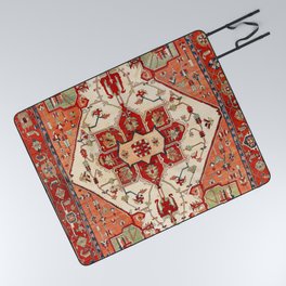 Serapi Azerbaijan Northwest Persian Rug Print Picnic Blanket