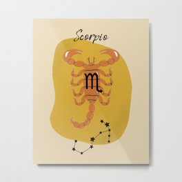 Scorpio  Metal Print