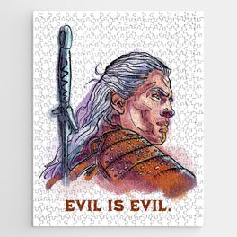 Evil is Evil Jigsaw Puzzle