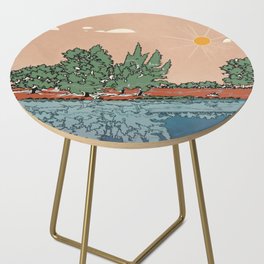 Colorful Wild Landscape 2 Side Table