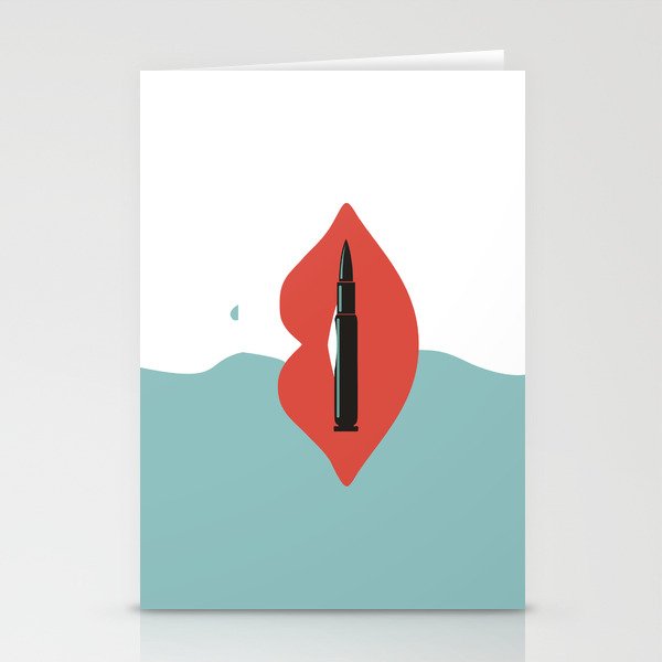 Bite the bullet Stationery Cards