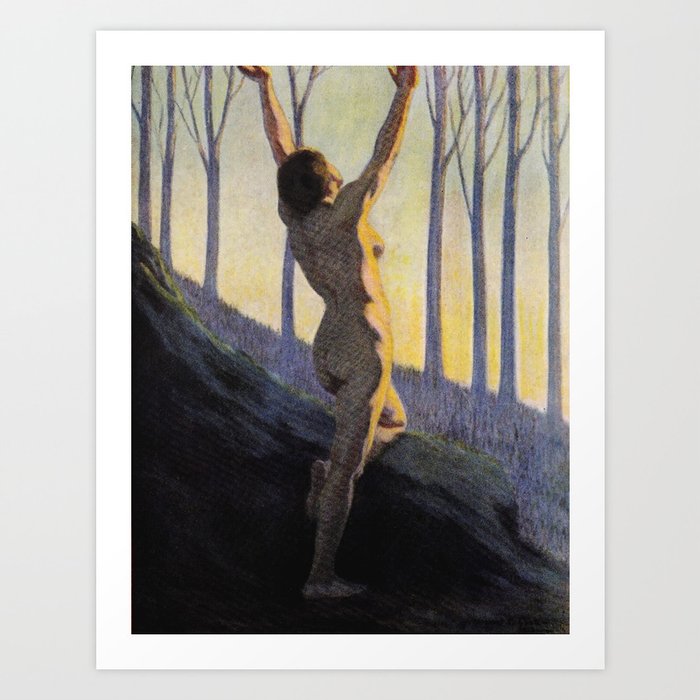 "We found our own, O my Soul, in the calm and cool of the daybreak" (Margaret C. Cook, 1913) Art Print
