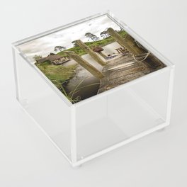 New Zealand Photography - Small Lake By Fairy Tale Houses Acrylic Box
