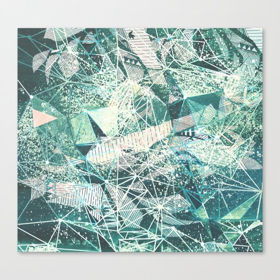 emerald space Canvas Print