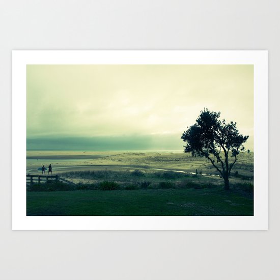 First Surf Art Print