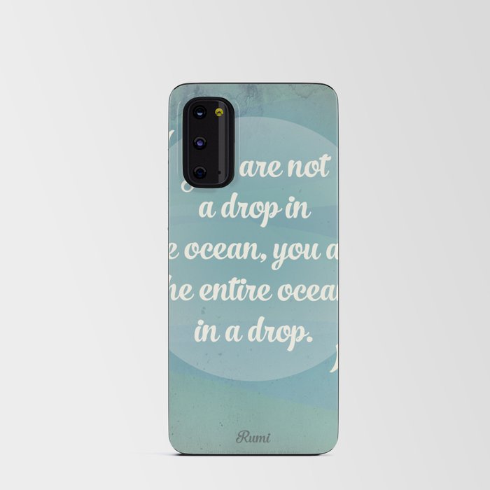 Rumi Ocean Drop Android Card Case