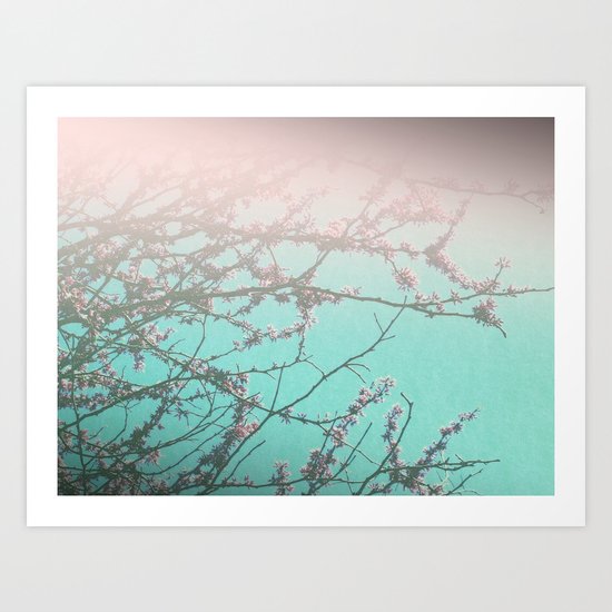 Delicately Pink Art Print