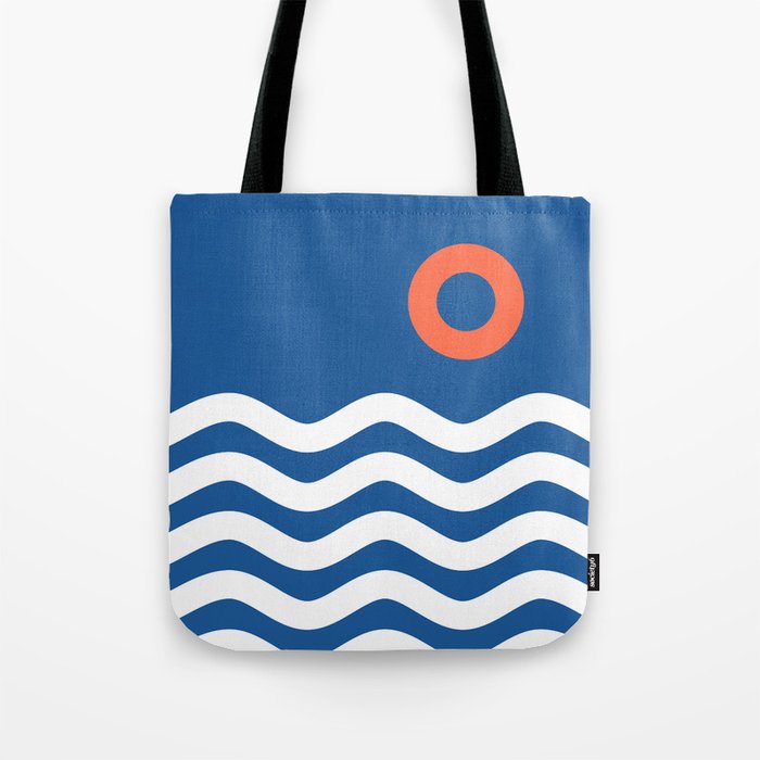 Nautical 03 Seascape Tote Bag