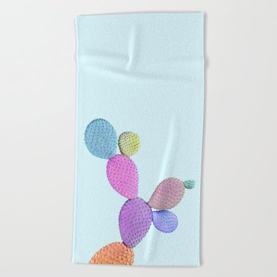 CACTUS COLOR Beach Towel