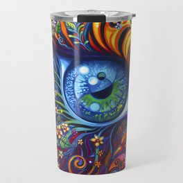 When Vision and Sight Unite by Laura Zollar Travel Mug