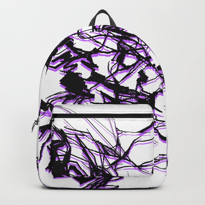 Black & Purple Backpack