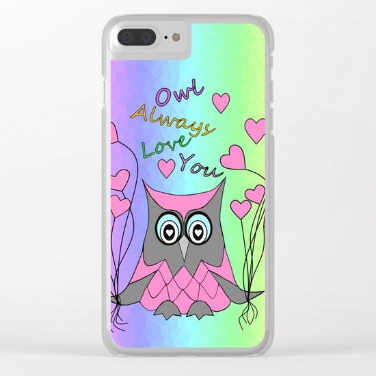 Love You Always Clear iPhone Case
