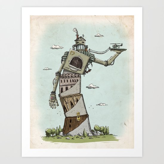 Crooked Art Print