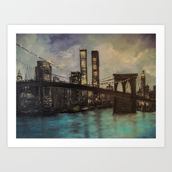 The Twin Towers, New York, NY Art Print