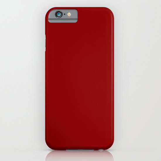 Dark red iPhone & iPod Case
