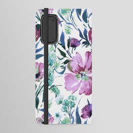 Dramatic Floral Android Wallet Case