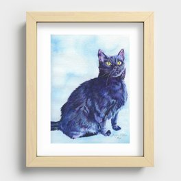 Spot the Cat Recessed Framed Print