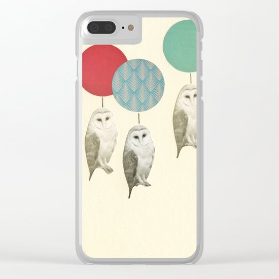 Balloon Landing Clear iPhone Case