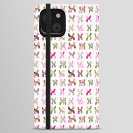 Littler Pink and Green  iPhone Wallet Case