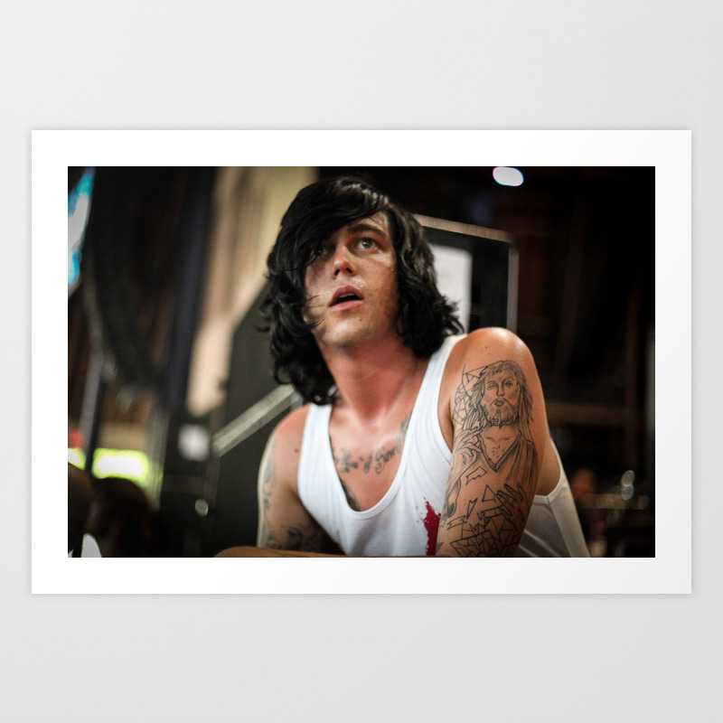Kellin Quinn Sleeping With Sirens Signed Autographed Music A4 Print Poster Photo