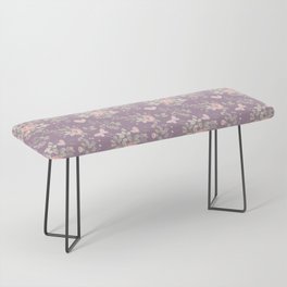 Retro Purple Pink Rose Trendy collection Bench