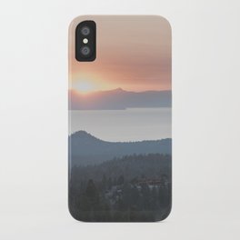 Mountain Top View iPhone Case