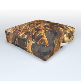 chicago aerial view Outdoor Floor Cushion