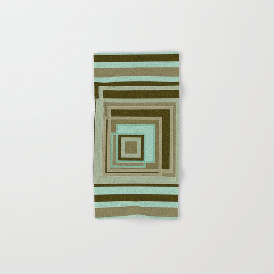 Abstraction . Geometric shapes . 1 Hand & Bath Towel