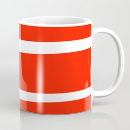 Red Stripes Coffee Mug